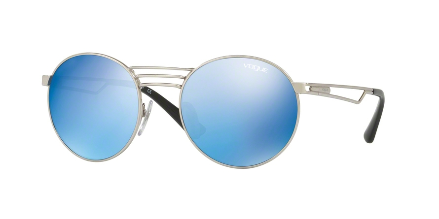 blue mirror blue/brushed silver