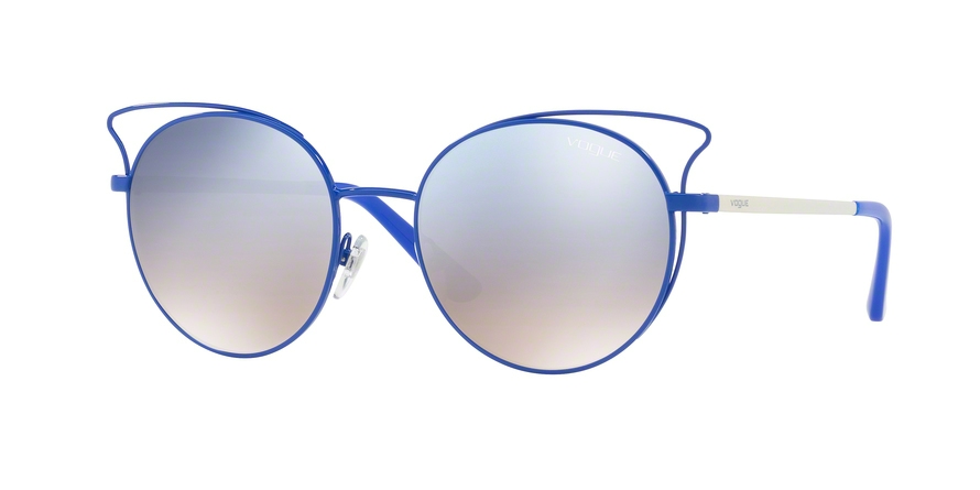  light brown mirror gold/pastel blue