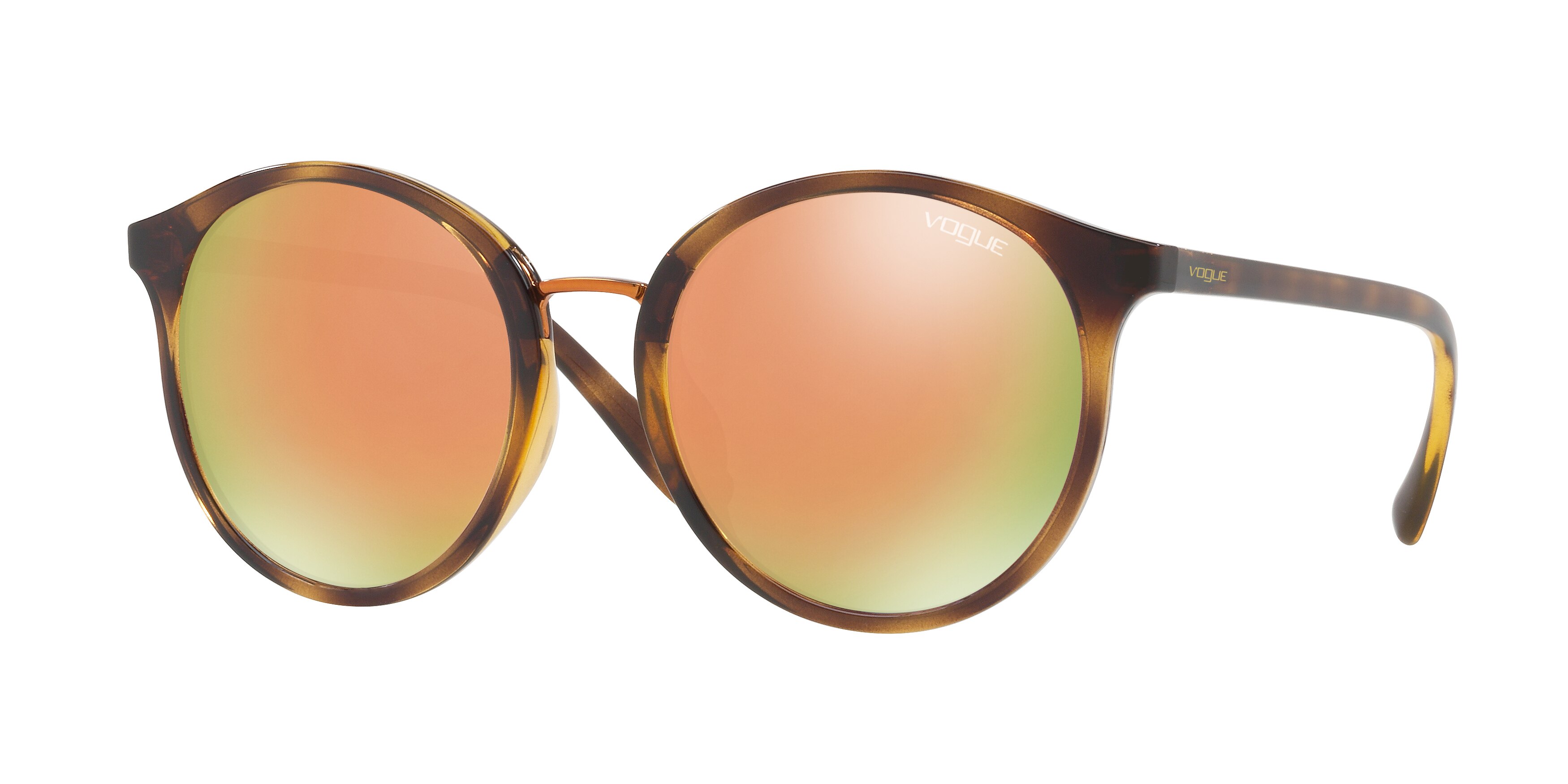  grey mirror rose gold/dark havana