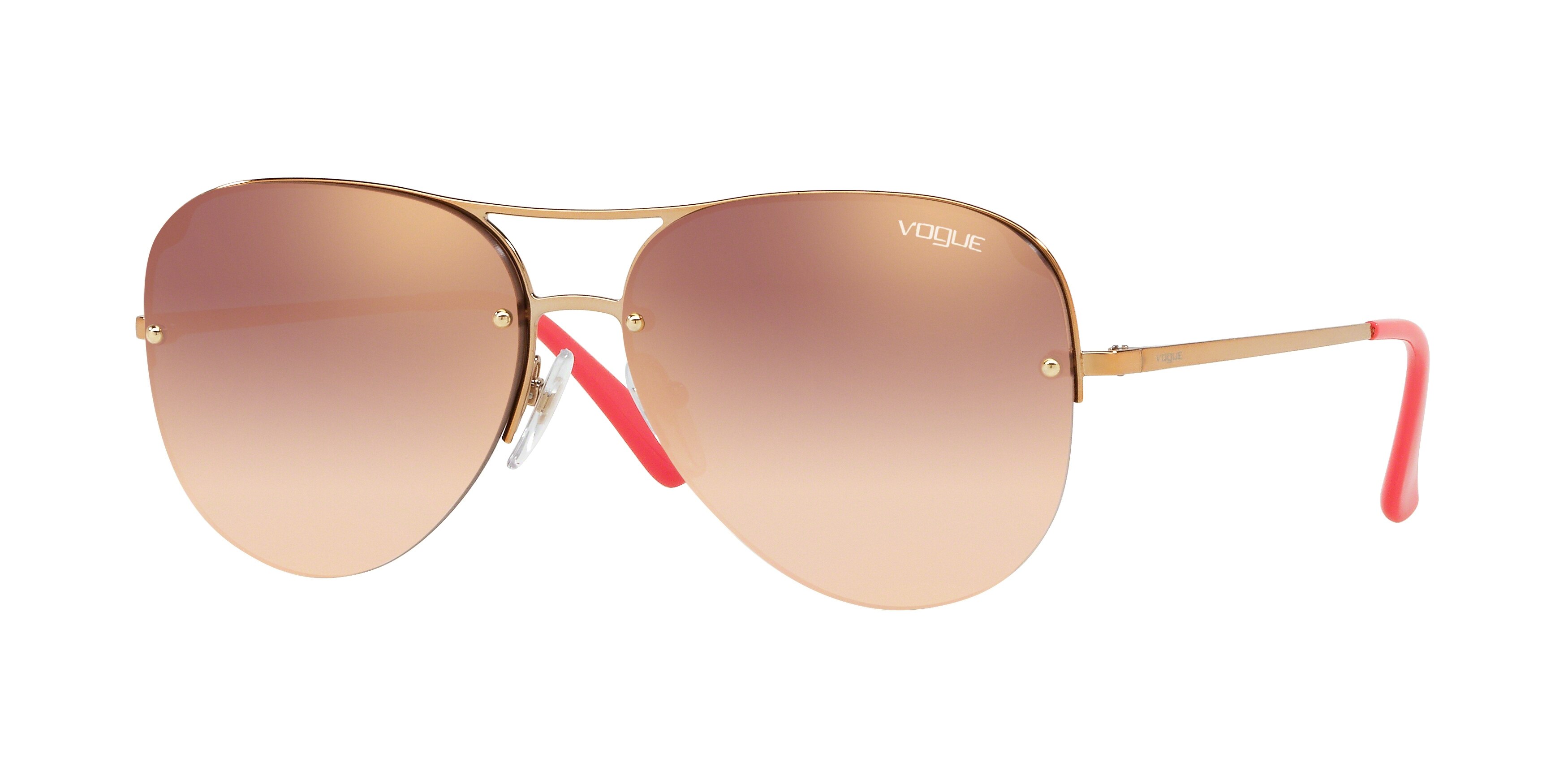  gradient pink mirror pink/light pink gold