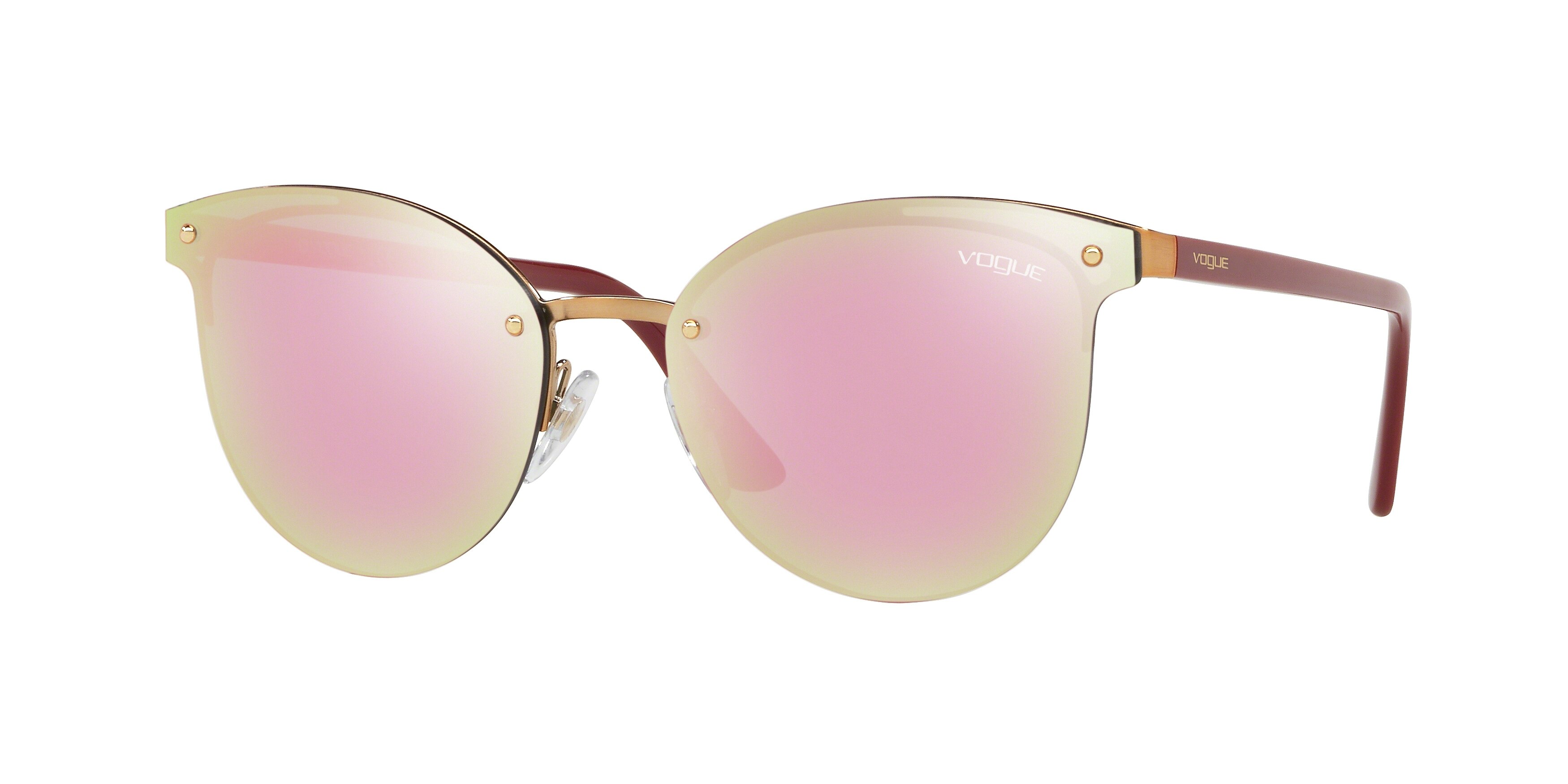  grey mirror rose gold/brushed light pink gold