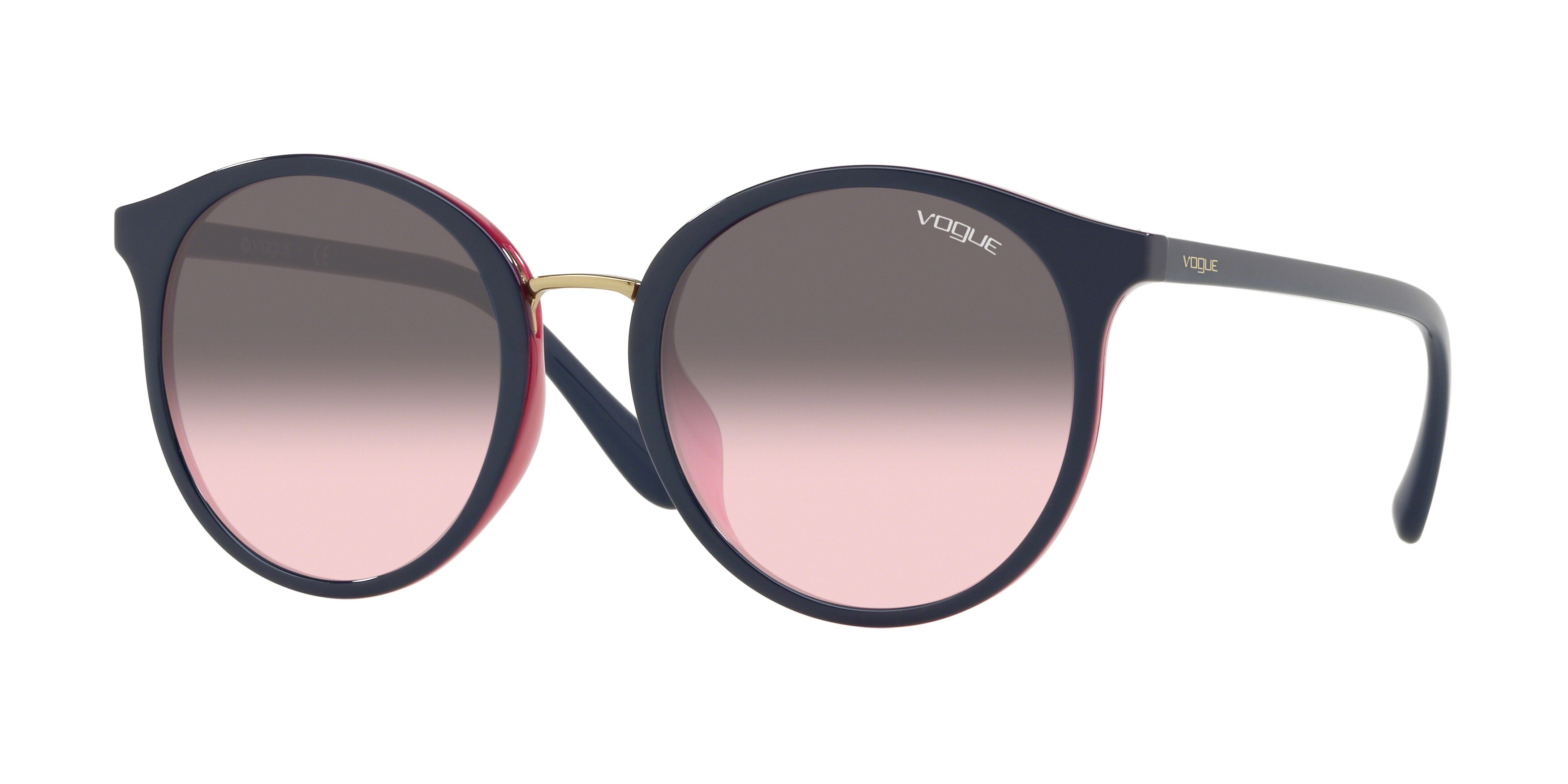  rose gradient grey mirror blue/top blue/transparnt pink