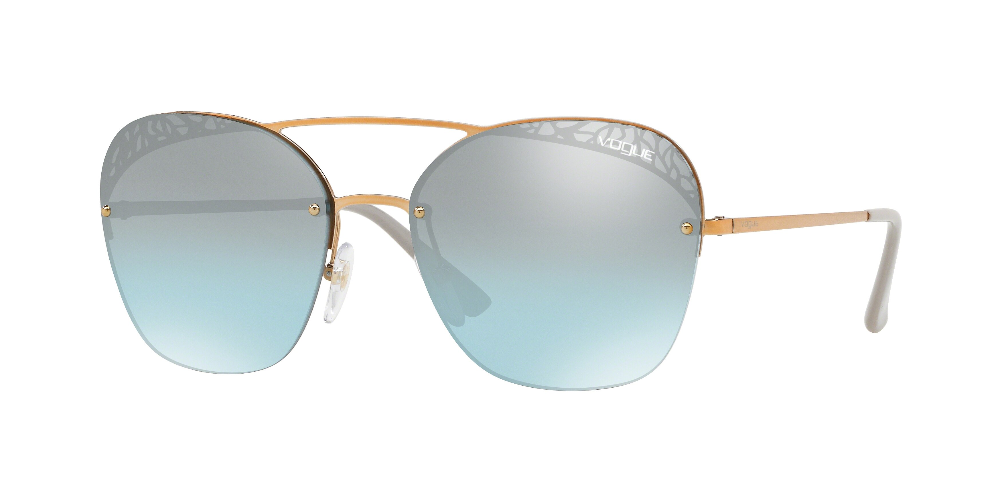  azure gradient mirror black/light rose gold