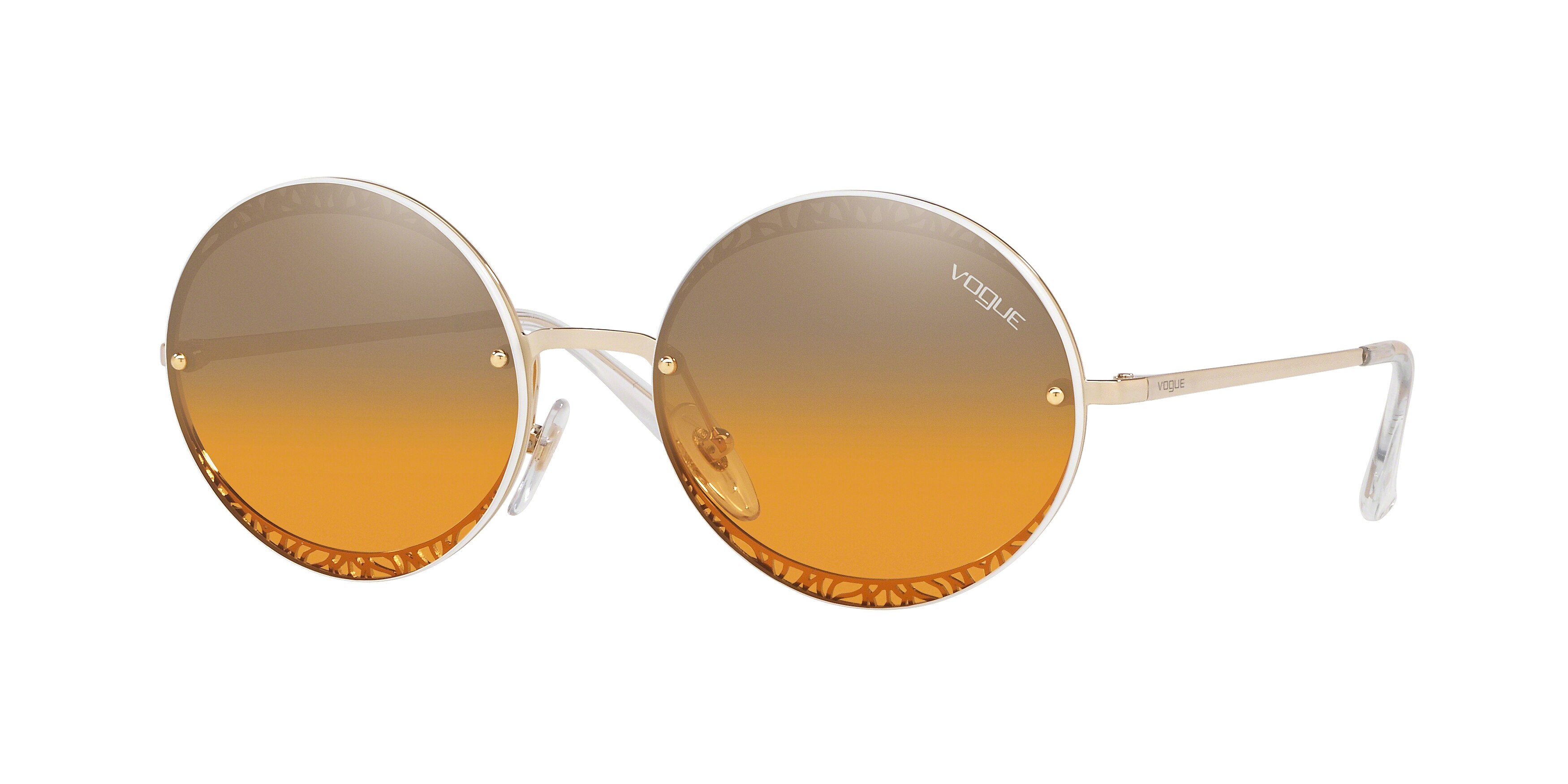  orange mirror silver gradient/pale gold