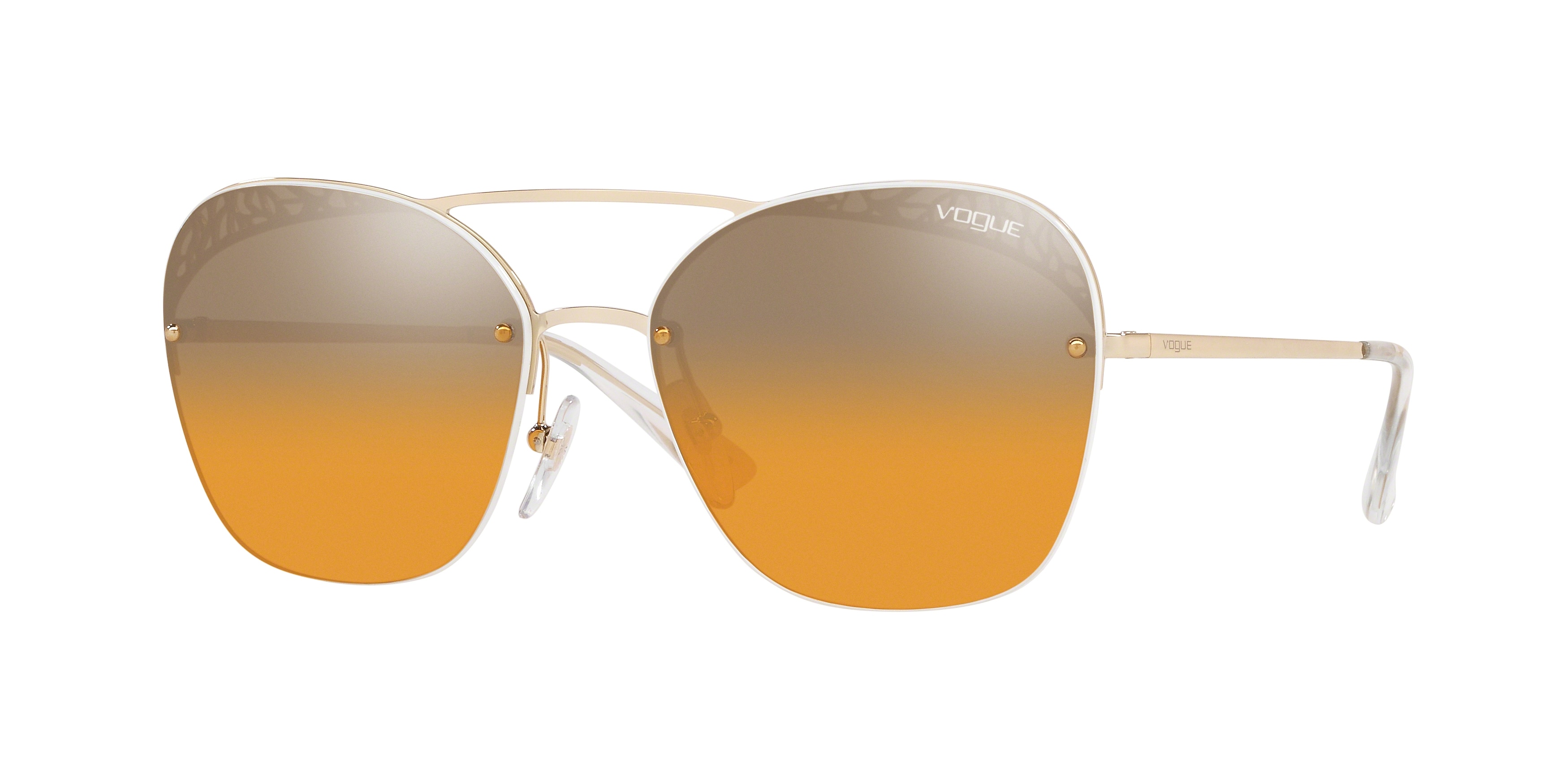  orange mirror silver gradient/pale gold