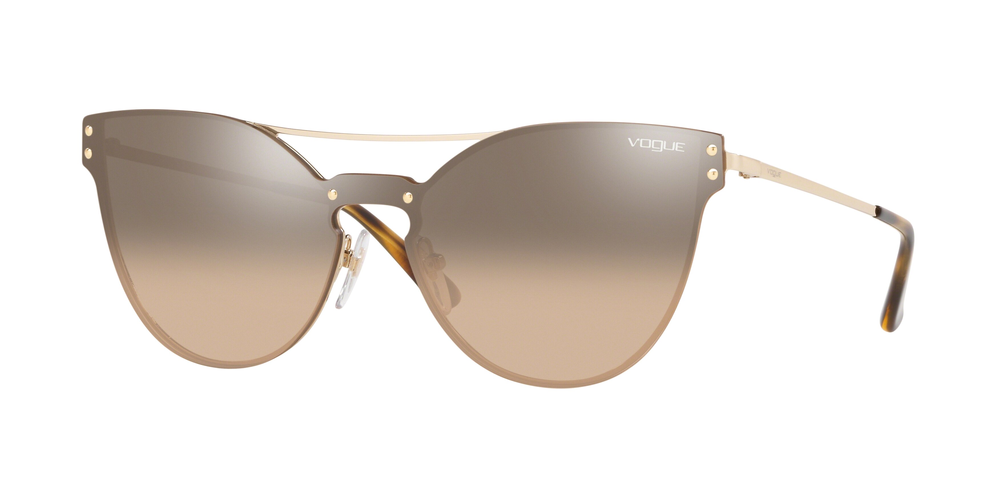  brown mirror gradient silver/pale gold