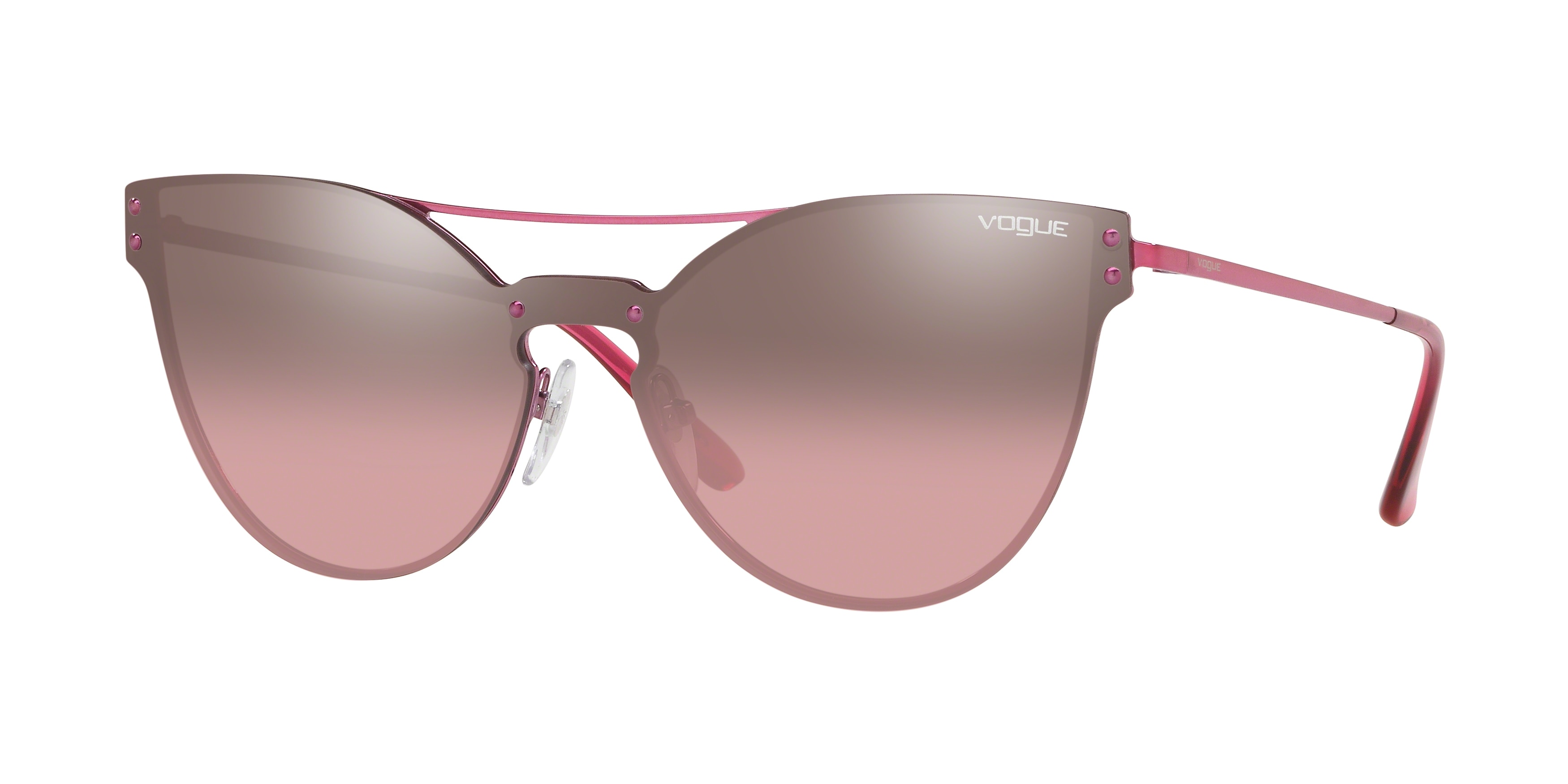  pink mirror silver gradient/red