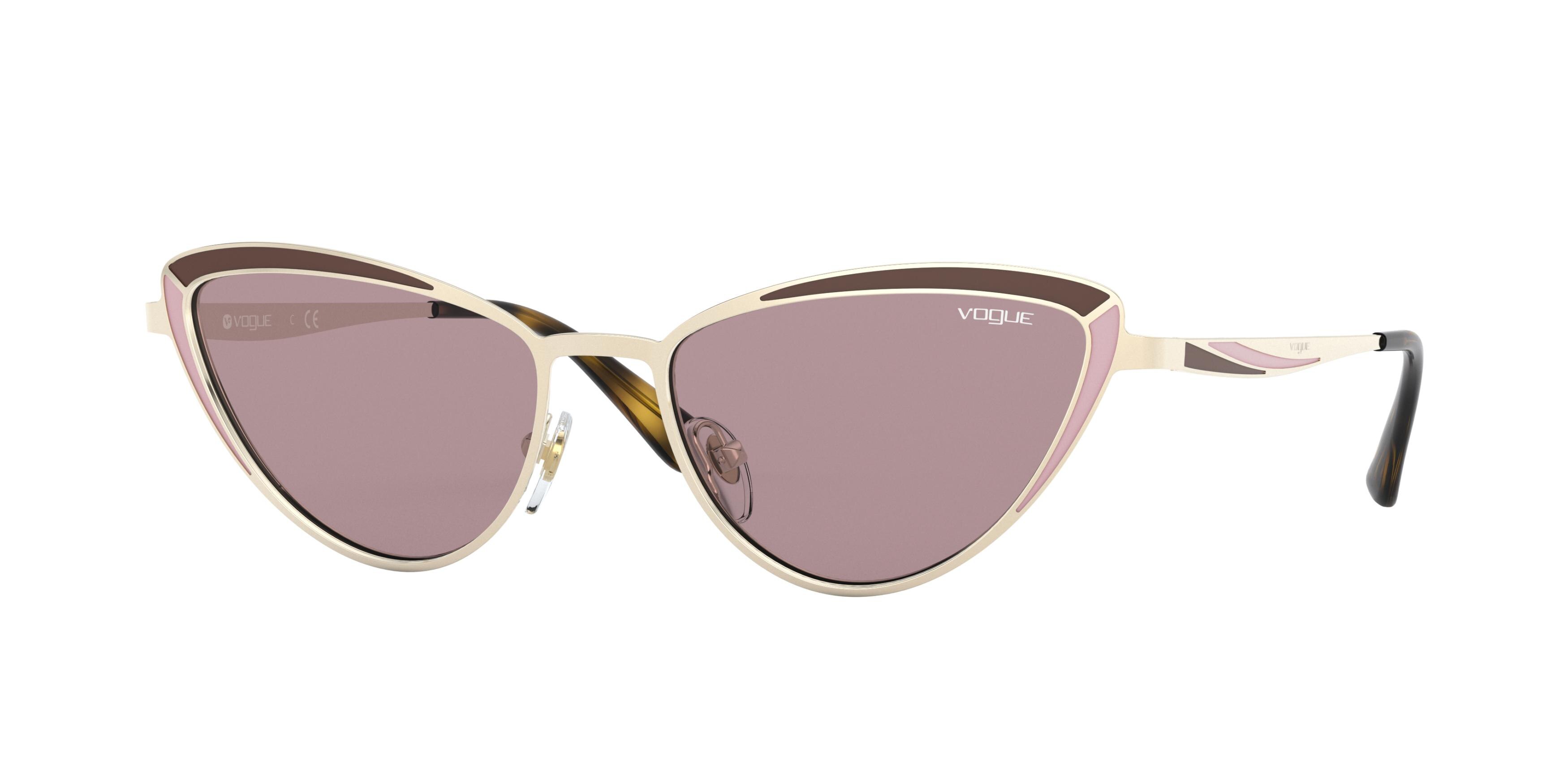 purple brown/pale gold/matte brown pink