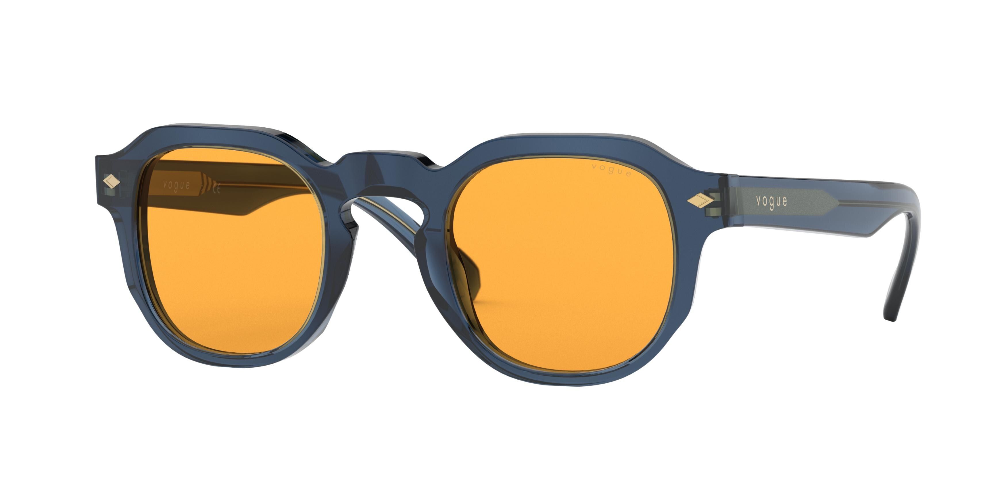  orange/blue transparent