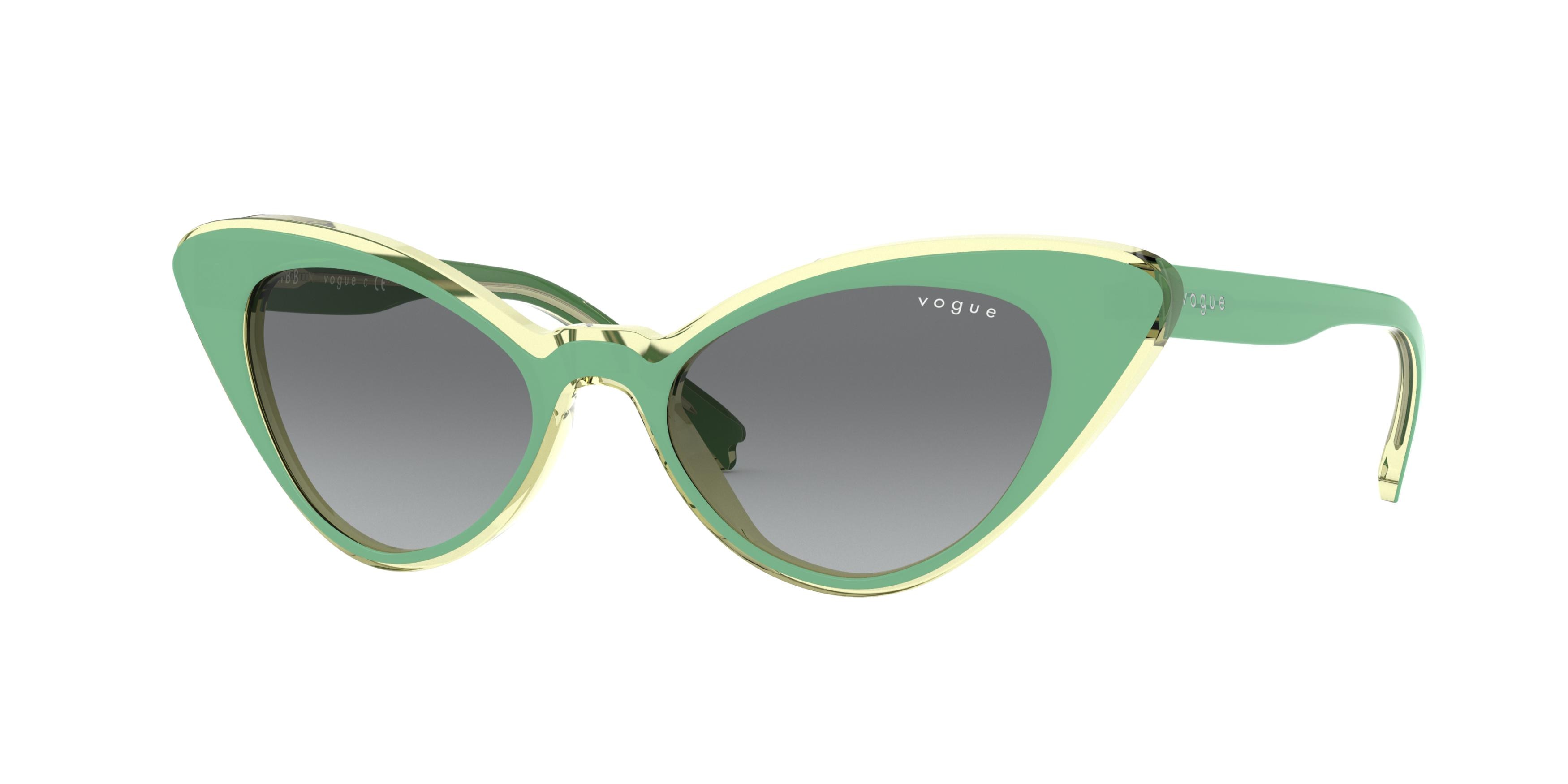  grey gradient/top light green/beige transp
