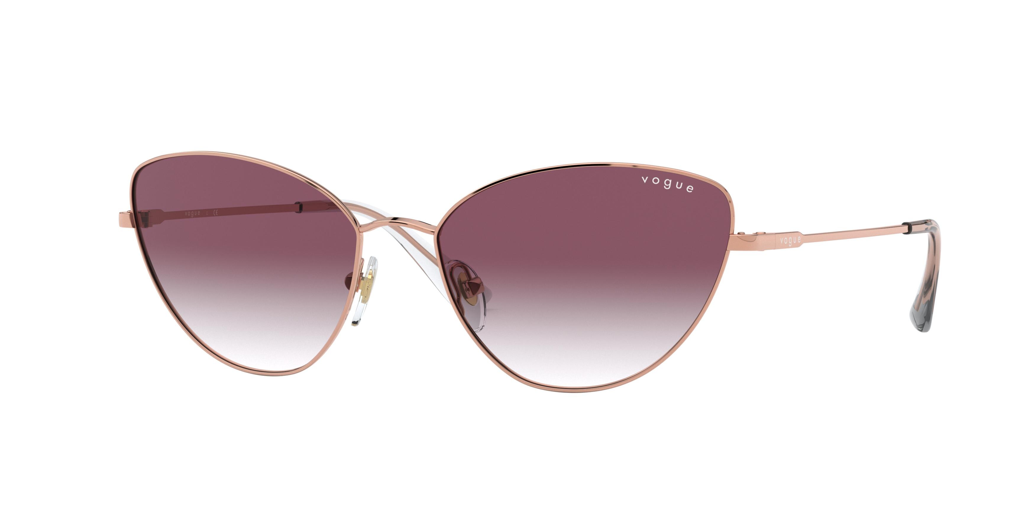  clear gradient violet/rose gold