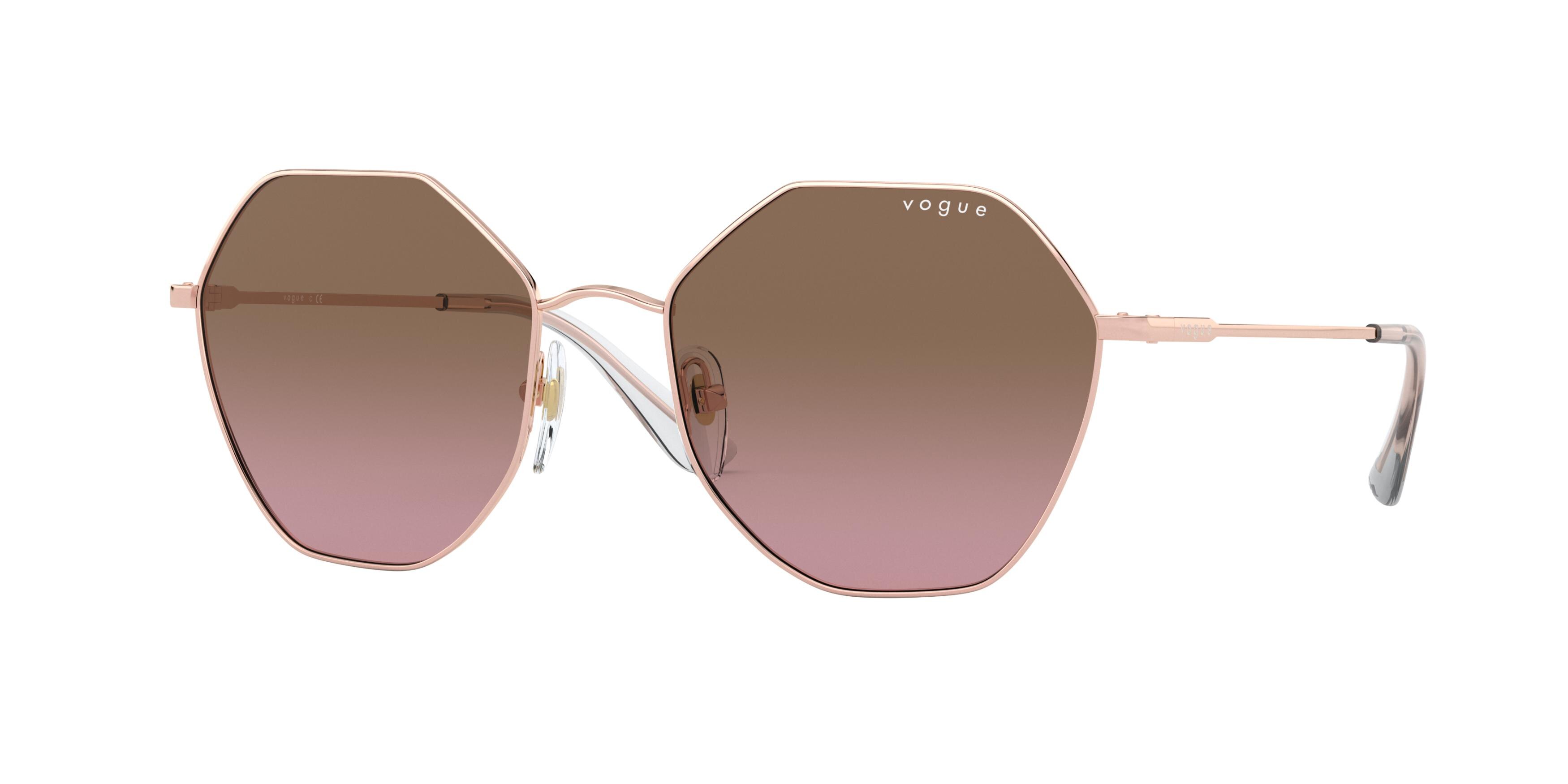  pink gradient brown/rose gold