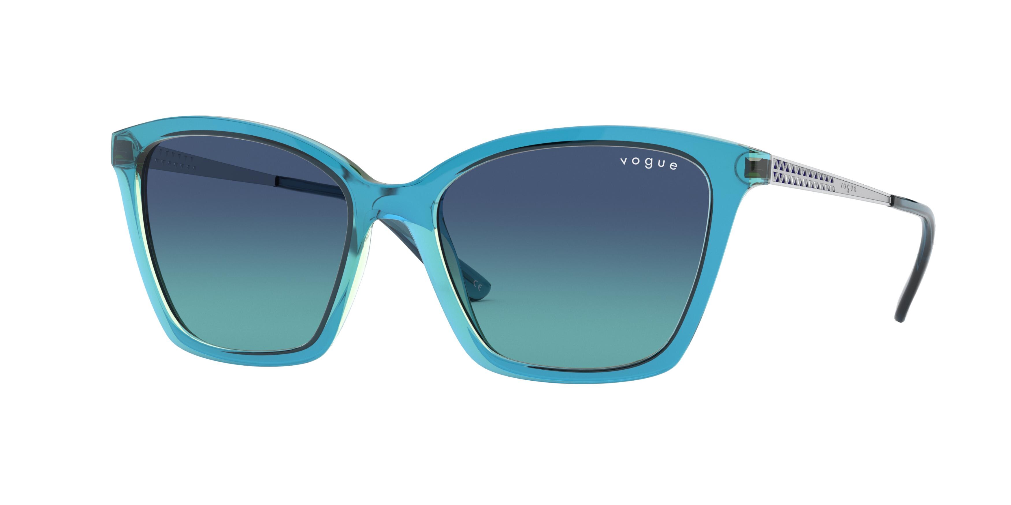  azure gradient dark blue/top blue on transparent green