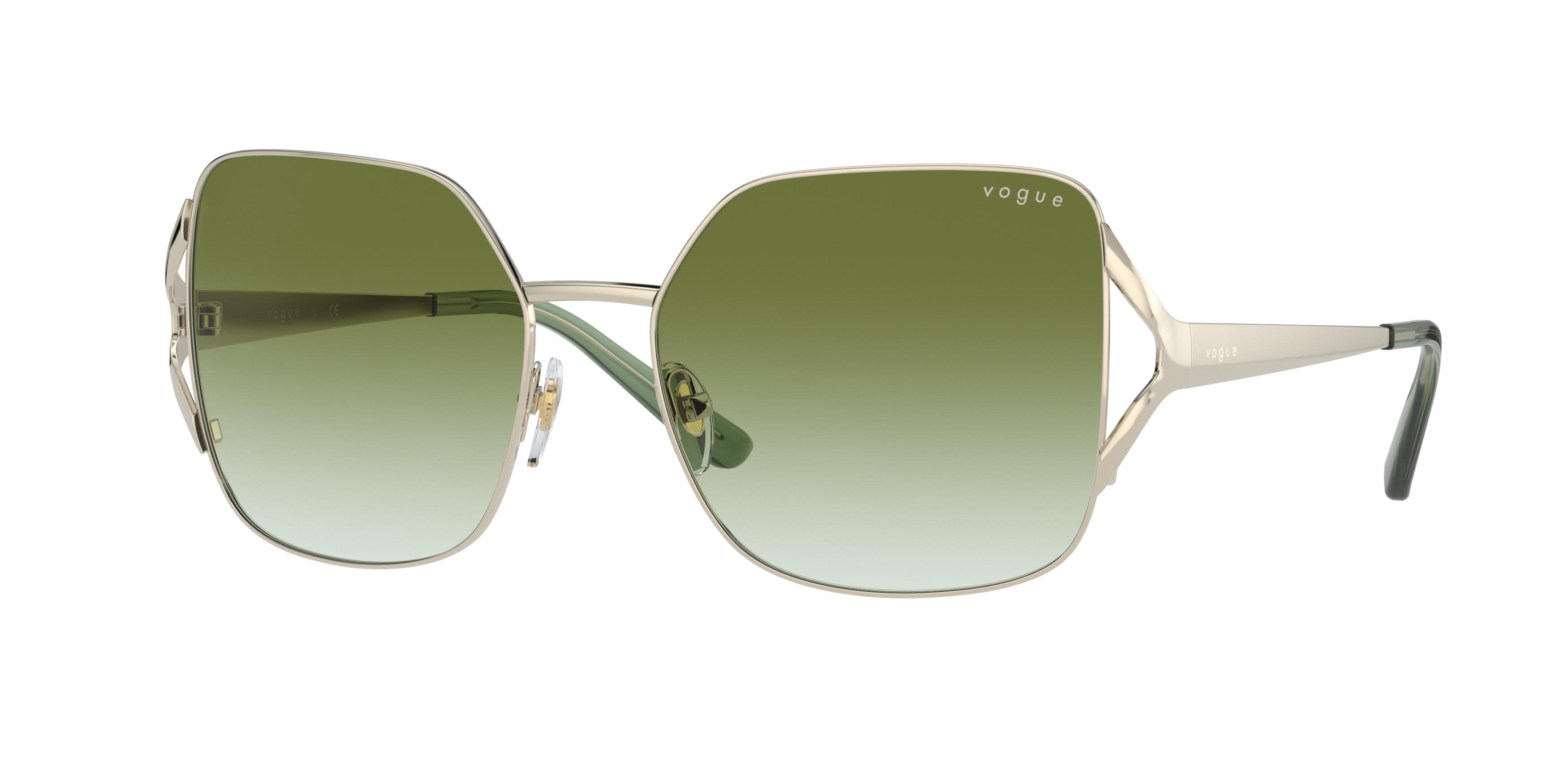  green gradient/pale gold