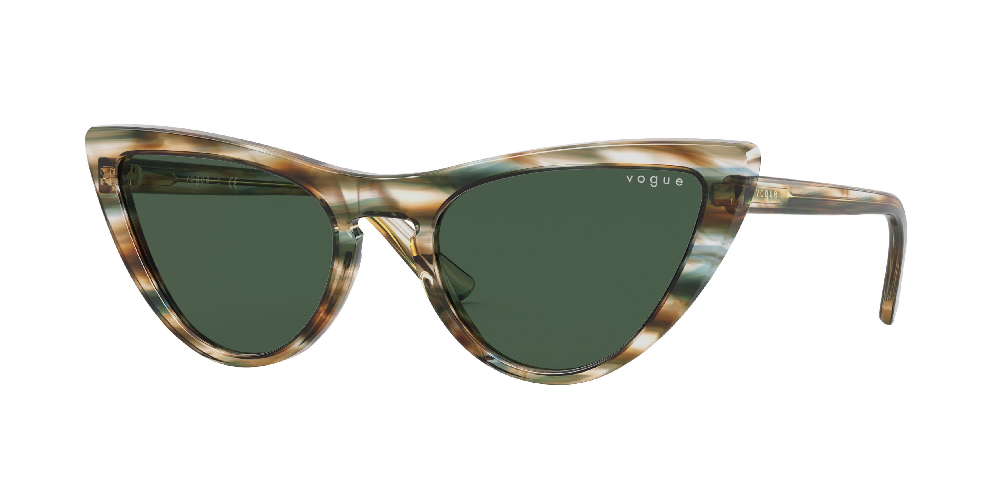  dark green/brown striped green