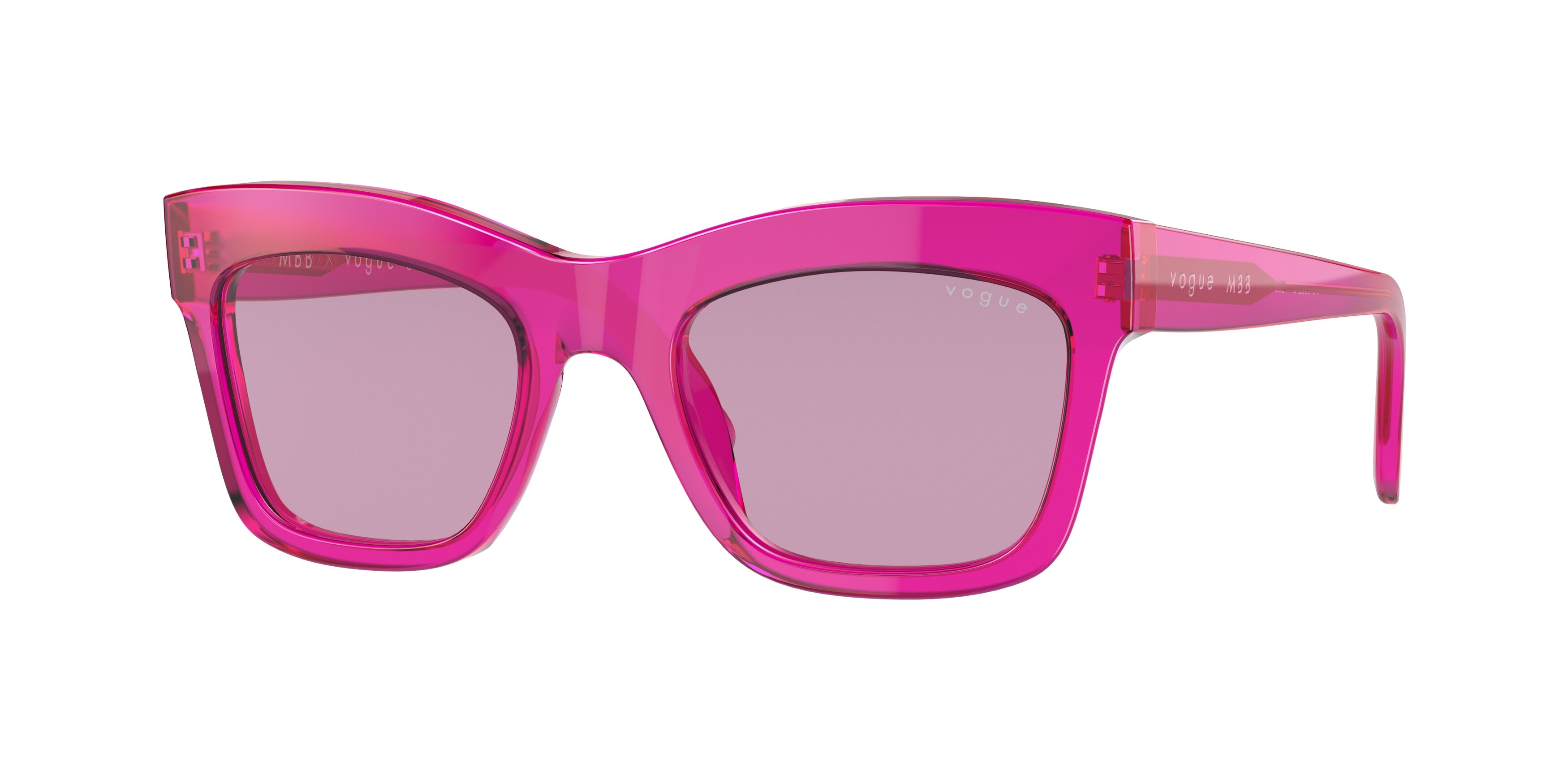  violet/transparent fuxia