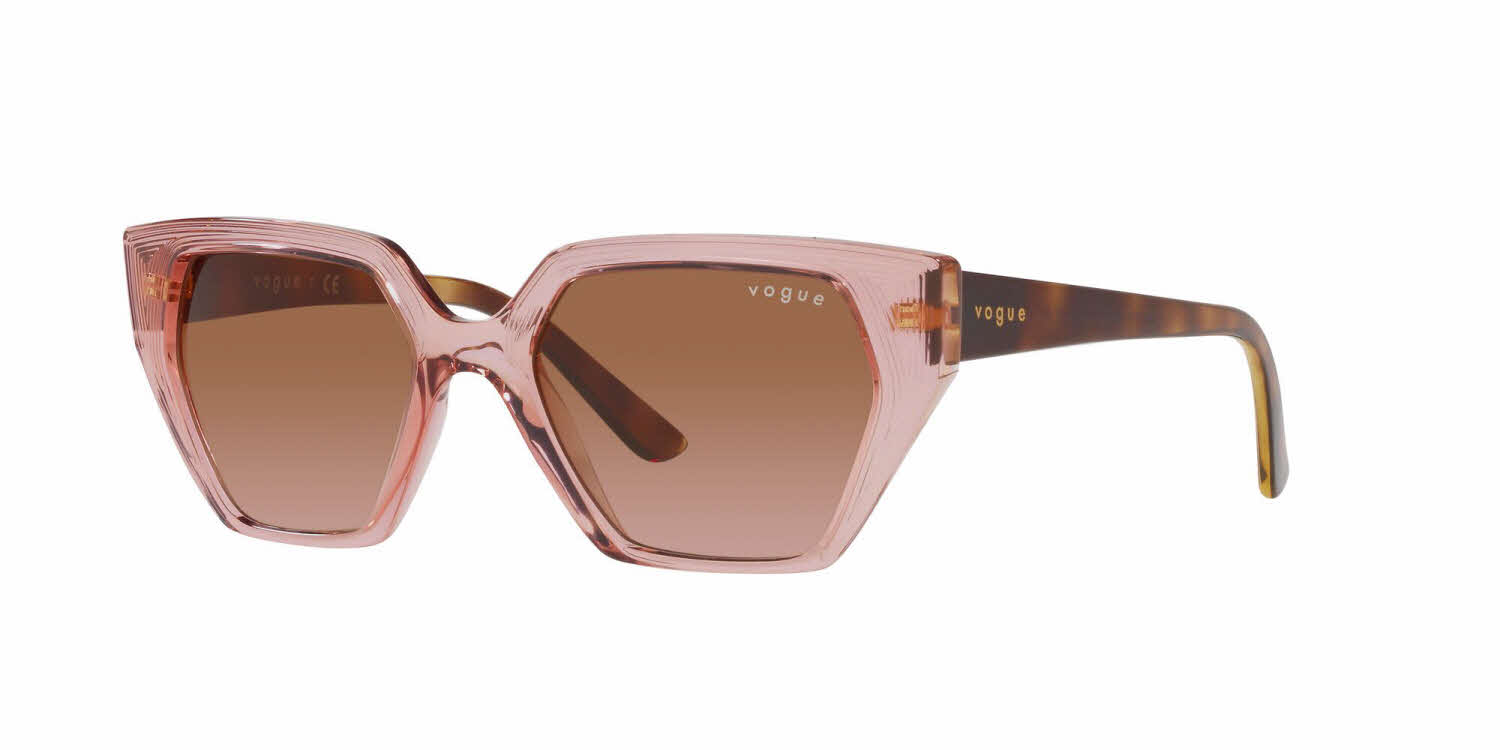  brown gradient lens/transparent pink