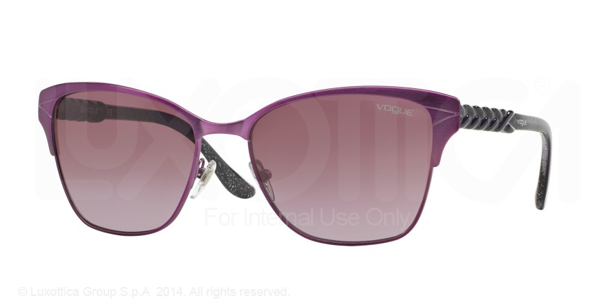  violet gradient/matte brushed violet