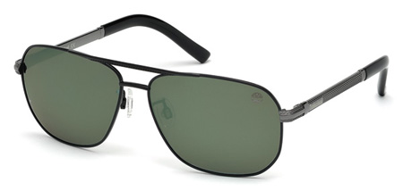  matte black/green polarized