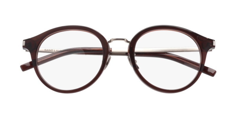 clear lens / brown silver