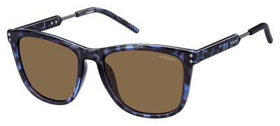  brown polarized/blue havana