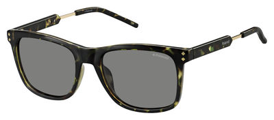  gray polarized/green havana gold