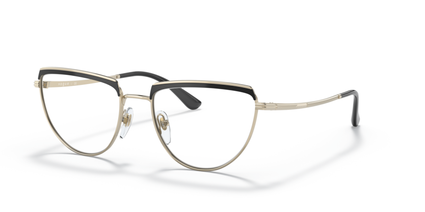  demo lens/top black/pale gold