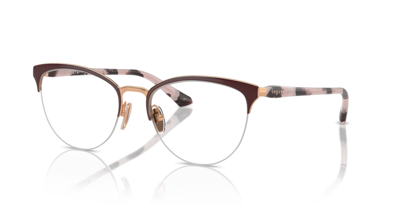  demo lens/top bordeaux/rose gold