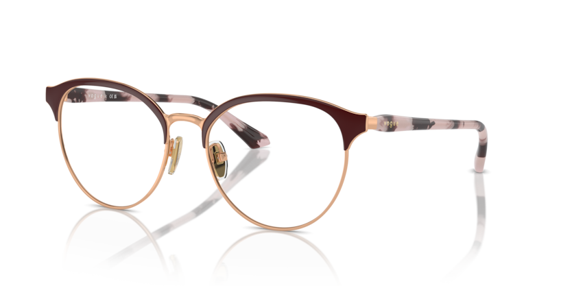  demo lens/top bordeaux/rose gold