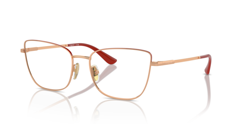  demo lens/rose gold/top red