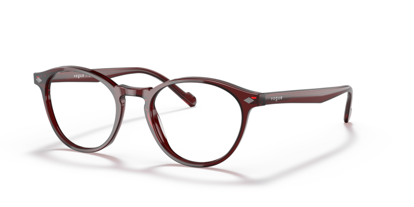  demo lens/transparent bordeaux