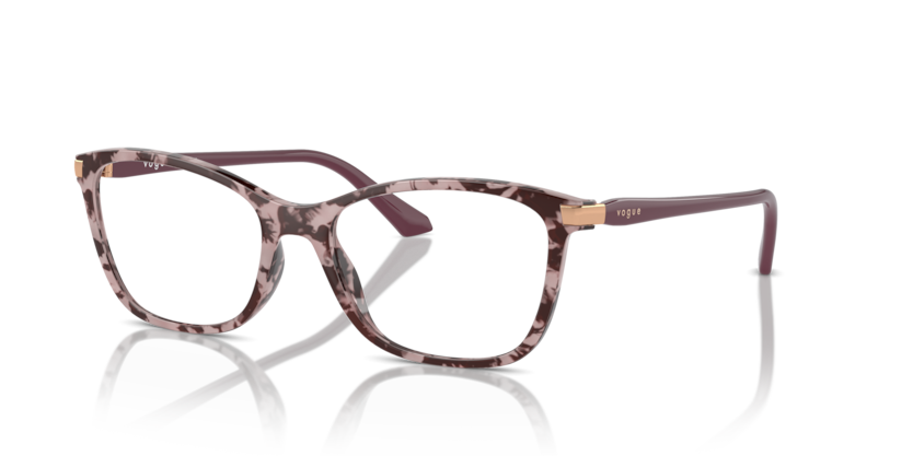  demo lens/pink tortoise