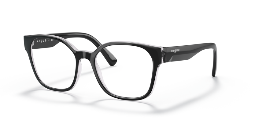  demo lens/top black/flowers violet