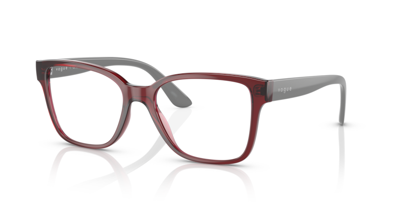  demo lens/transparent bordeaux