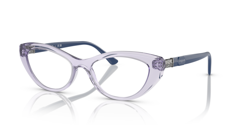 demo lens/transparent violet