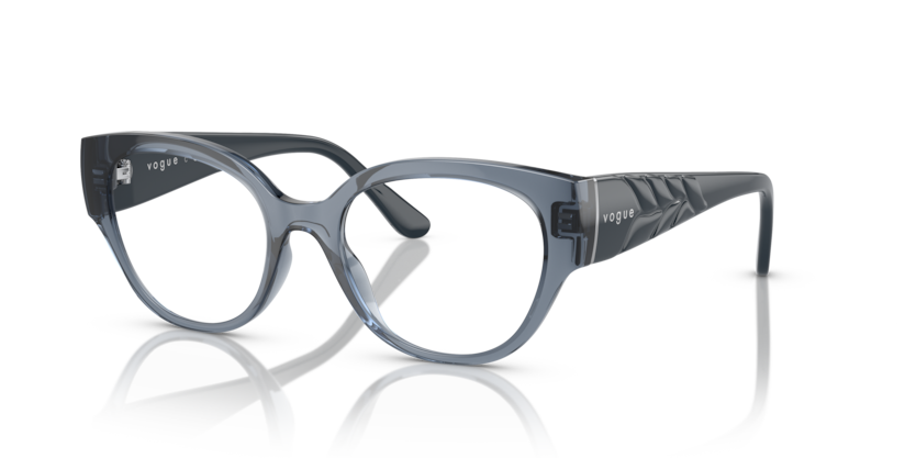  demo lens/transparent blue