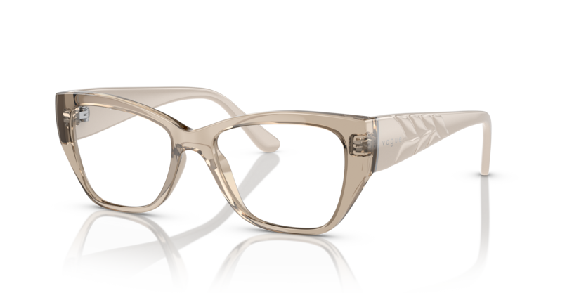  demo lens/transparent light brown