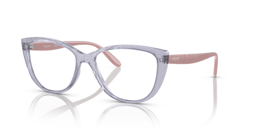  demo lens/transparent light violet