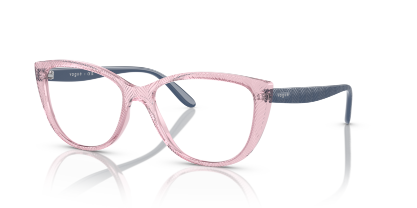  demo lens/transparent light pink