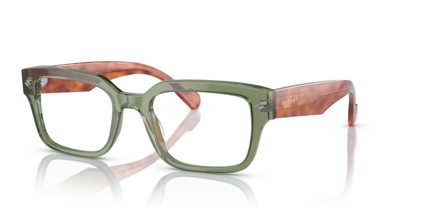  demo lens/transparent green