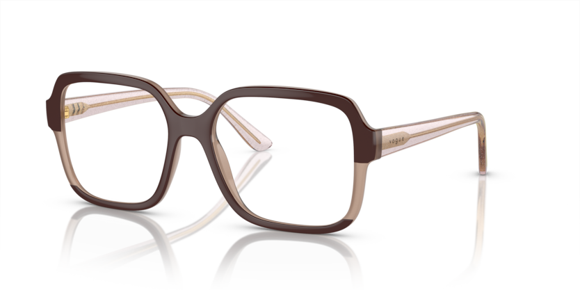  demo lens/top brown/milky brown