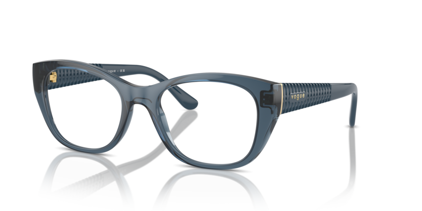  demo lens/transparent blue