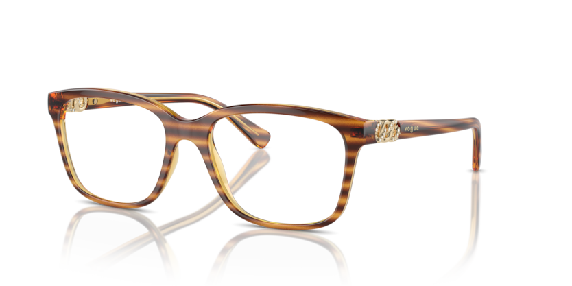  demo lens/striped dark havana