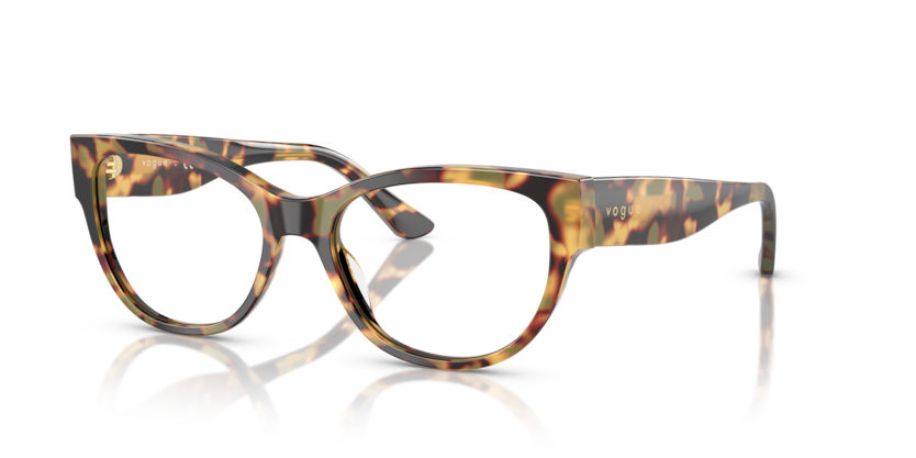  demo lens/yellow tortoise