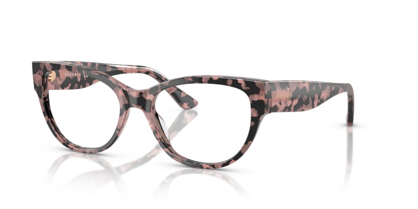  demo lens/pink tortoise