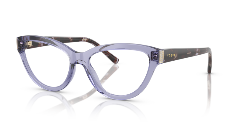  demo lens/transparent purple