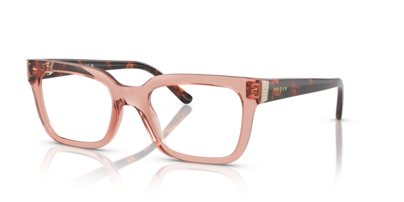  demo lens/transparent dark pink
