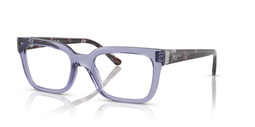  demo lens/transparent purple