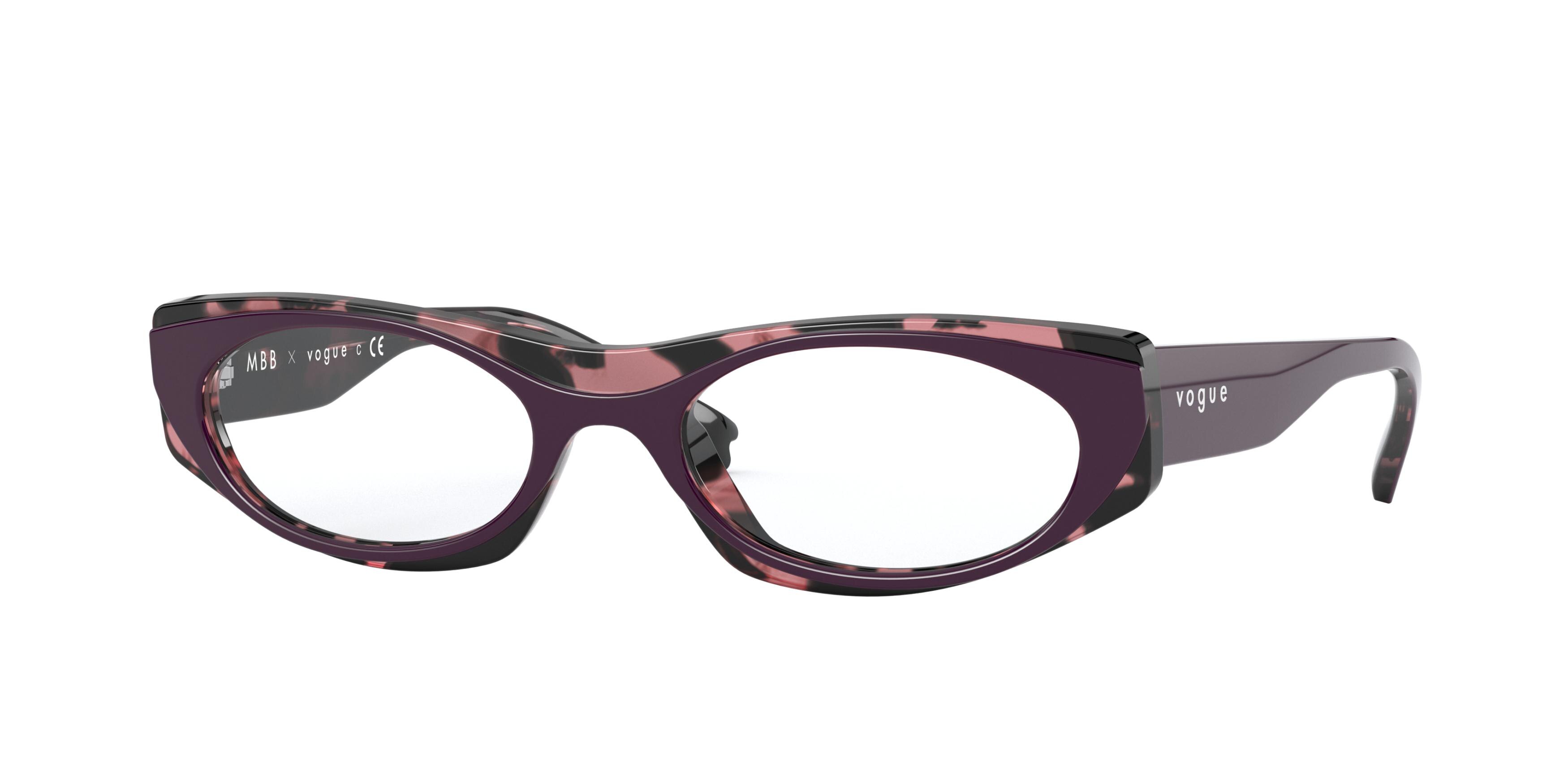  clear/top violet rose havana