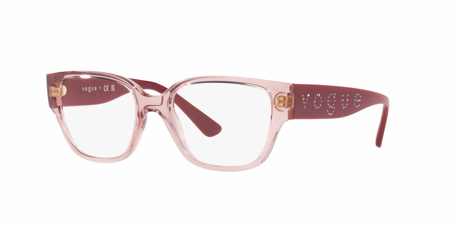  clear lens/transparent light pink